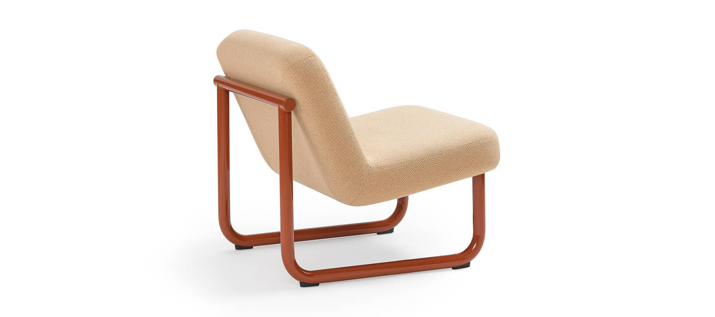 Chroma Lounge, Armless - Copper Red Matte