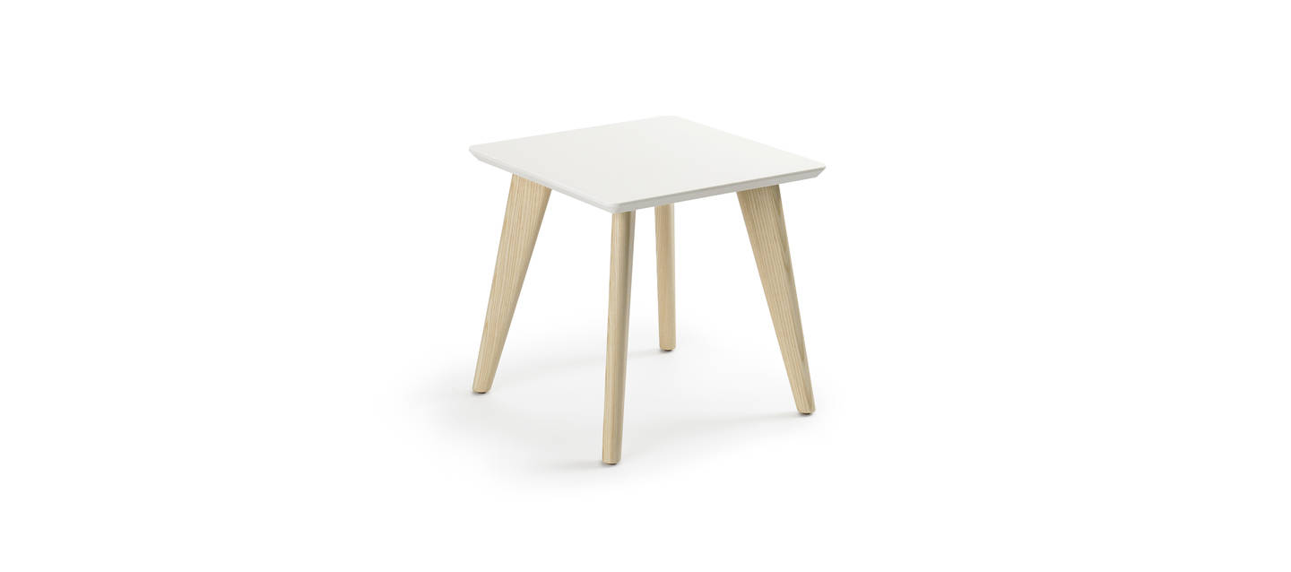 Prose Free-Standing End Table - Corian Solid Surface
