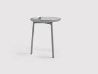 Chord Personal Table - Silver and Gray